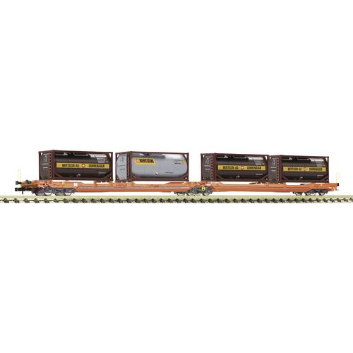 Fleischmann 6660052 Fleischmann 6660052 N Doppeltaschen-Gelenkwagen T3000e der Wascosa Spedition Bertschi Spedition Bert...