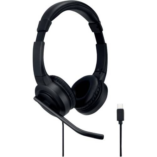 Kensington Over Ear Headset kabelgebunden Schwarz Noise Cancelling Headset Computer