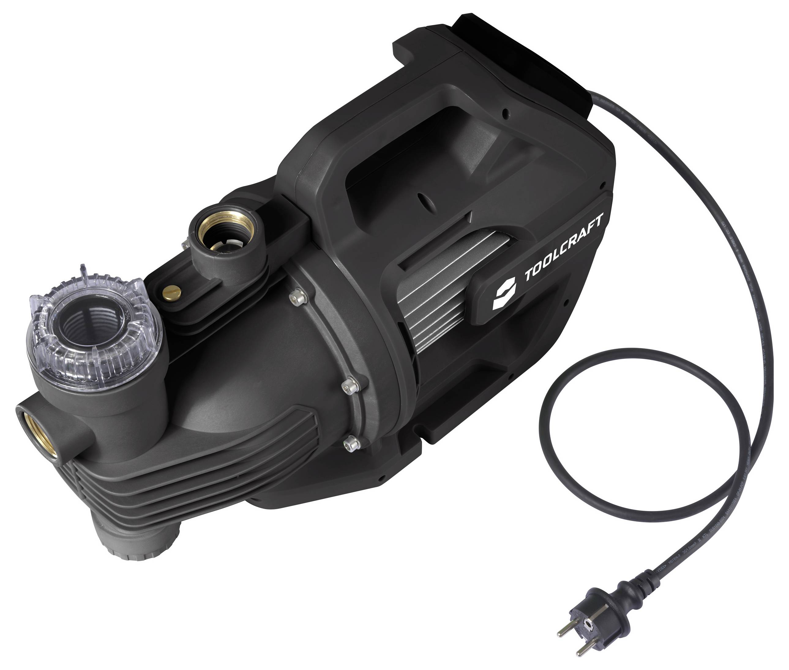 TOOLCRAFT JGP110062BN Gartenpumpe mit Filter 5500 l/h 48 m-3