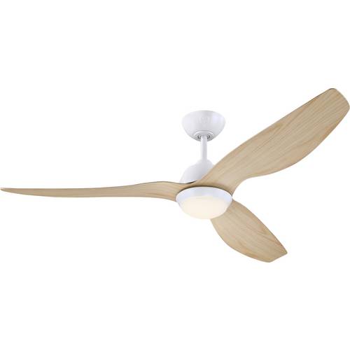 Westinghouse Magnolia Deckenventilator 29 W (Ø x H) 132 cm x 34.7 cm Weiß mit Fernbedienung, mit Beleuchtung