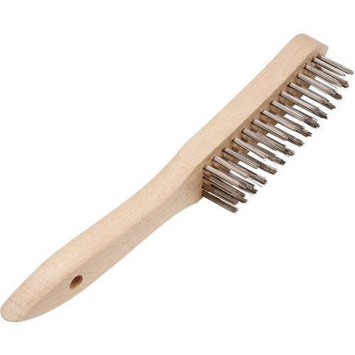 Rhodius RHODIUS EHBG, 12 Stück Handbürste 4 Reihen mm, gerade, TOPline, für Edelstahl, Stahl EHBG 353075 12 St.