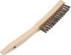 Rhodius RHODIUS EHBW, 12 Stück Handbürste 2 Reihen mm, gewellt, TOPline, für Edelstahl, Stahl, NE-Metalle EHBW 353096 12 St.
