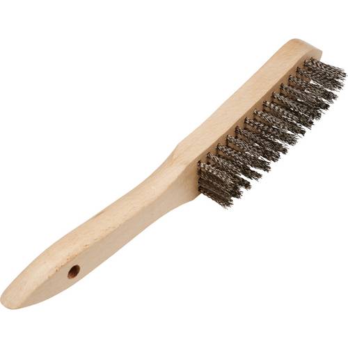 Rhodius RHODIUS EHBW, 12 Stück Handbürste 4 Reihen mm, gewellt, TOPline, für Edelstahl, Stahl, NE-Metalle EHBW 353098 12...