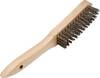 Rhodius RHODIUS EHBW, 12 Stück Handbürste 4 Reihen mm, gewellt, TOPline, für Edelstahl, Stahl, NE-Metalle EHBW 353098 12 St.