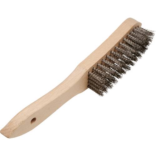 Thumbnail - Rhodius RHODIUS EHBW, 12 Stück Handbürste 5 Reihen mm, gewellt, TOPline, für Edelstahl, Stahl, NE-Metalle EHBW 353099 12...
