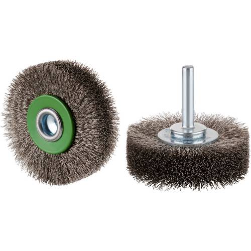 Thumbnail - Rhodius RHODIUS ERBW, 10 Stück Rundbürste 60 x 18 x 15 x 6,0 mm, gewellt, TOPline, für Edelstahl, Stahl, NE-Metalle ERBW...