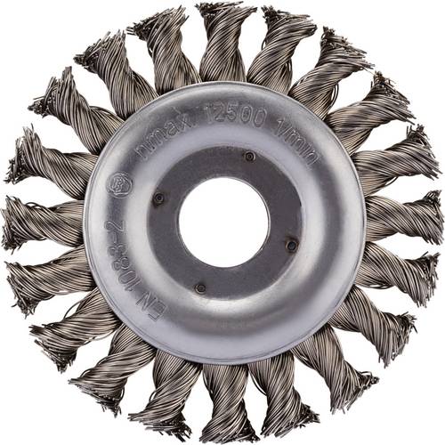 Rhodius RHODIUS ERBZ, Rundbürste 115 x 12 x 23 x 22,23 mm, gezopft, TOPline, Made in Germany, für Edelstahl, Stahl ERBZ ...