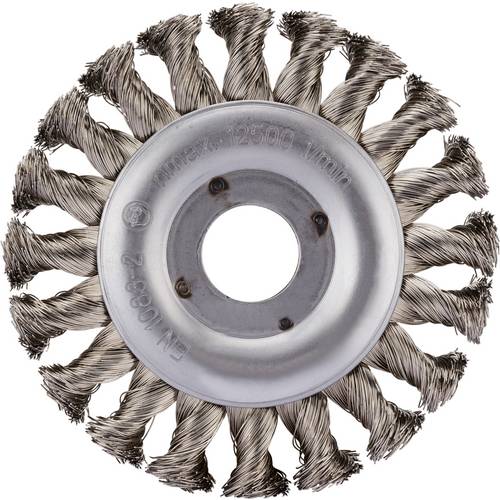 Rhodius RHODIUS ERBZ, Rundbürste 115 x 12 x 23 x 22,23 mm, gezopft, TOPline, Made in Germany, für Edelstahl, Stahl ERBZ ...