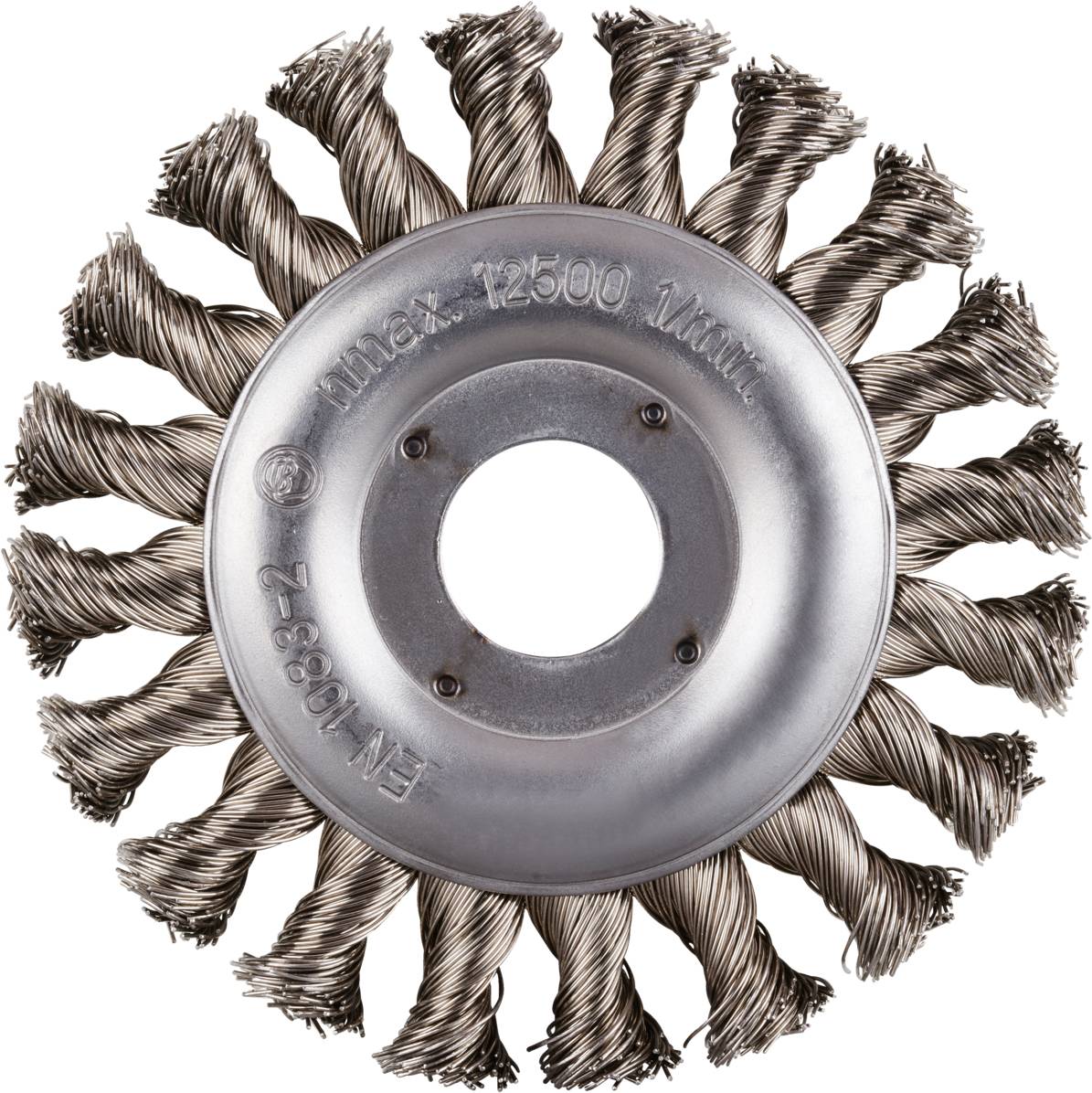 Rhodius RHODIUS ERBZ, 10 Stück Rundbürste 115 x 12 x 23 x 22,23 mm, gezopft, TOPline, Made in Germany, für Edelstahl, St...