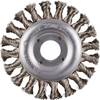 Rhodius RHODIUS ERBZ, 10 Stück Rundbürste 115 x 12 x 23 x 22,23 mm, gezopft, TOPline, Made in Germany, für Edelstahl, Stahl ERBZ 353080 10 St.
