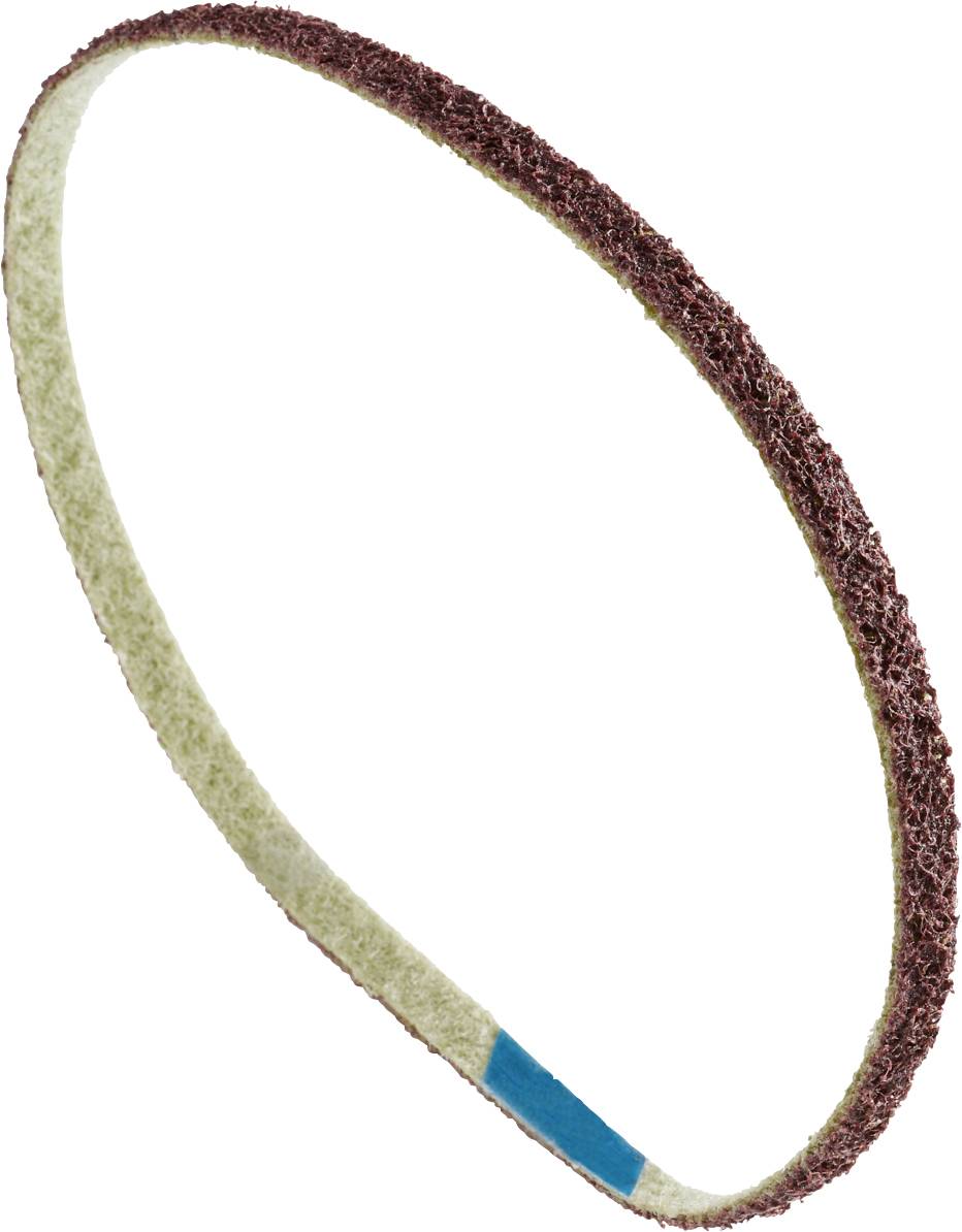 Rhodius 305993 RHODIUS ESB V, 20 Stück Schleifband Vlies 9 x 533 mm, medium, PROline, für Edelstahl, Stahl, NE-Metalle 2...