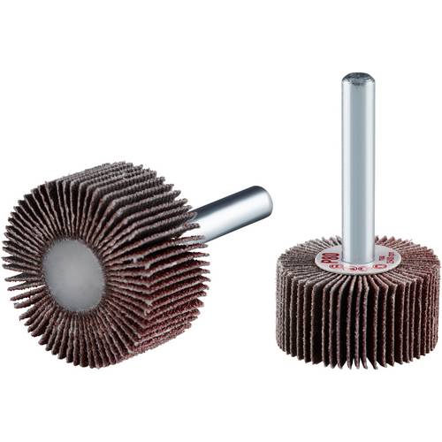 Rhodius 305120 RHODIUS FS, 10 Stück Fächerschleifer 30 x 15 x 6,0 mm, Korn 80, TOPline, für Edelstahl, Stahl, Holz 10 St...