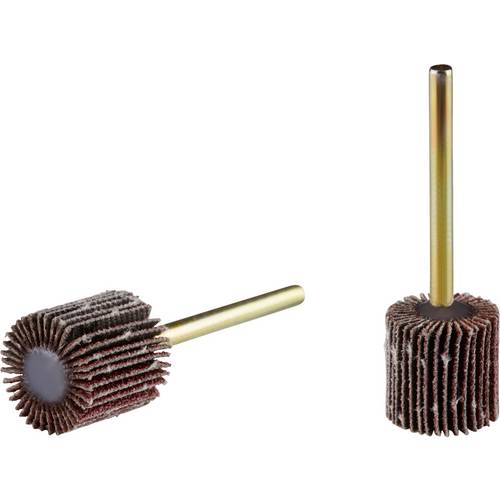 Rhodius 305105 RHODIUS FS MINI, 10 Stück Fächerschleifer 15 x 15 x 3,0 mm, Korn 80, TOPline, für Edelstahl, Stahl, Holz ...