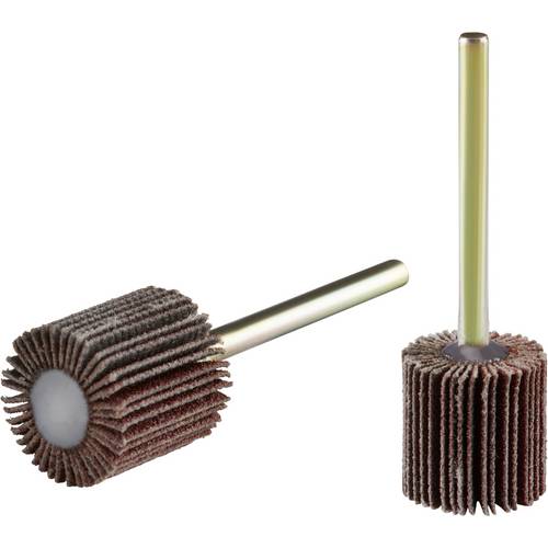 Thumbnail - Rhodius 305106 RHODIUS FS MINI, 10 Stück Fächerschleifer 15 x 15 x 3,0 mm, Korn 120, TOPline, für Edelstahl, Stahl, Holz...