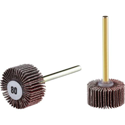 Thumbnail - Rhodius 305108 RHODIUS FS MINI, 10 Stück Fächerschleifer 20 x 10 x 3,0 mm, Korn 80, TOPline, für Edelstahl, Stahl, Holz ...