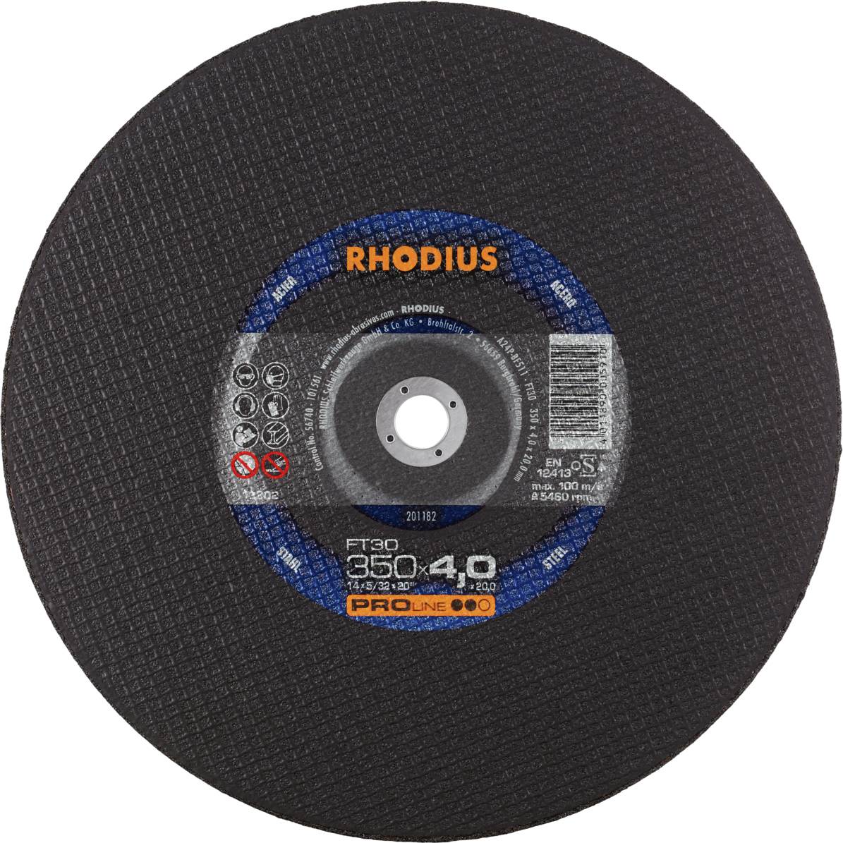 Rhodius FT30 201182 Trennscheiben-Set 10 St. Stahl