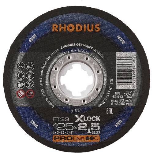 Thumbnail - Rhodius FT33 X-LOCK 211287 Trennscheiben-Set 25 St. Stahl