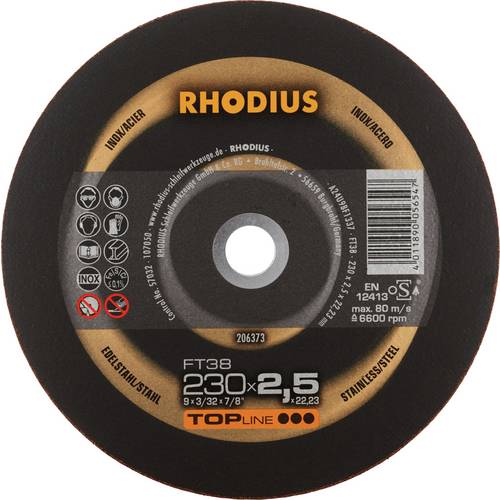 Thumbnail - Rhodius FT38 206373 Trennscheiben-Set 25 St. Edelstahl, Stahl