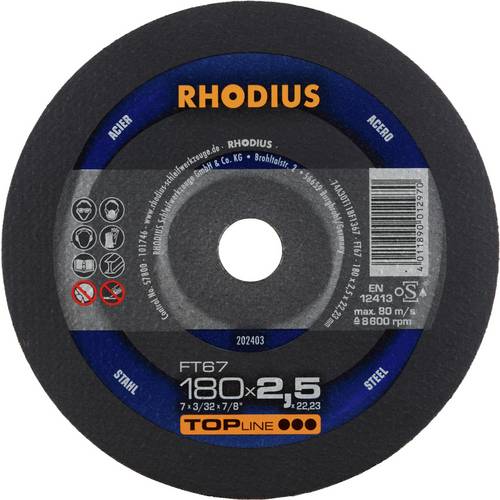 Thumbnail - Rhodius FT67 202403 Trennscheiben-Set 25 St. Stahl