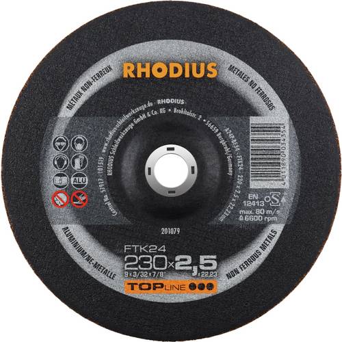 Rhodius FTK24 201079 Trennscheiben-Set 25 St. NE-Metalle