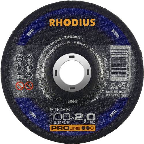 Rhodius FTK33 200840 Trennscheiben-Set 25 St. Stahl