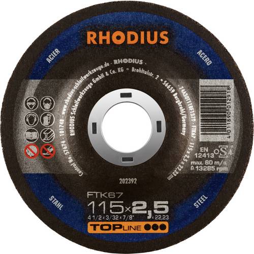 Thumbnail - Rhodius FTK67 202392 Trennscheiben-Set 25 St. Stahl