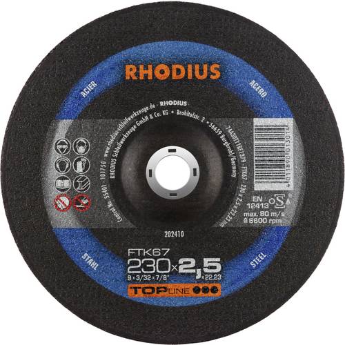 Thumbnail - Rhodius FTK67 202410 Trennscheiben-Set 25 St. Stahl