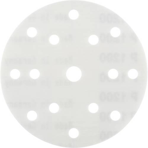 Rhodius 304362 RHODIUS KSF15 V, 50 Stück Klettscheibe 150 mm, Form CK 861, Korn 1200, TOPline, Made in Germany für unive...