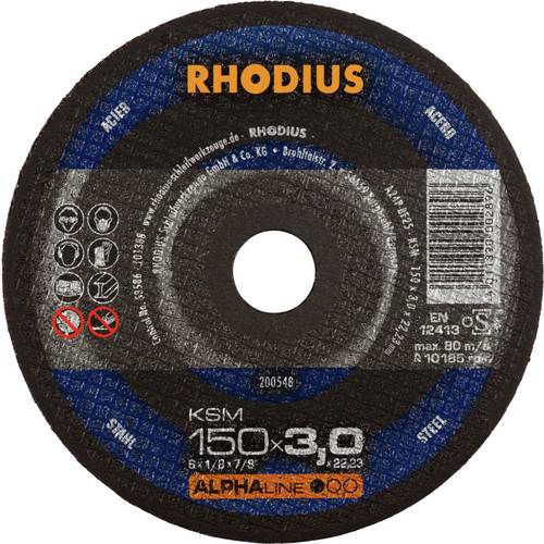 Rhodius KSM 200548 Trennscheiben-Set 25 St. Stahl