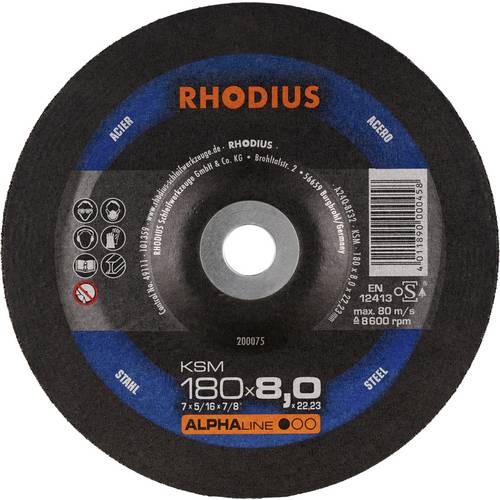 Thumbnail - Rhodius 200075 KSM Schruppscheibe Stahl 10 St.