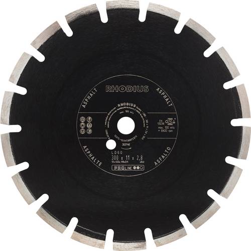 Thumbnail - Rhodius LD60 303746 Diamanttrennscheibe 1 St. Asphalt