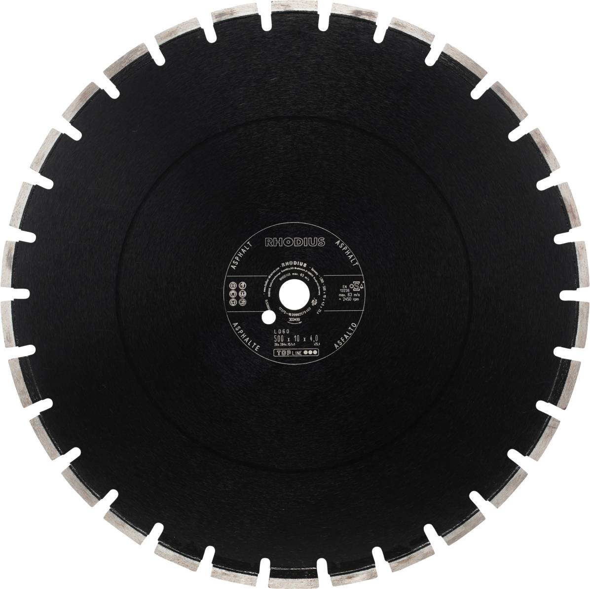 Rhodius LD60 303499 Diamanttrennscheibe 1 St. Asphalt