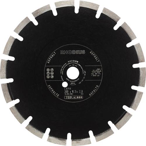Rhodius LD70 303512 Diamanttrennscheibe 1 St. Asphalt