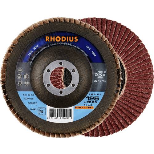 Rhodius 202851 LSA F1 Fächerschleifscheibe Stahl 10 St.