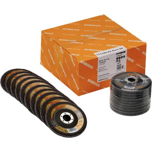 Thumbnail - Rhodius 208409 LSZ F2 VALUE PACK Fächerschleifscheibe Edelstahl, Stahl 40 St.