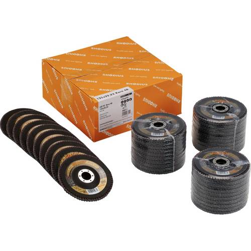 Thumbnail - Rhodius 208411 LSZ F2 VALUE PACK Fächerschleifscheibe Edelstahl, Stahl 40 St.
