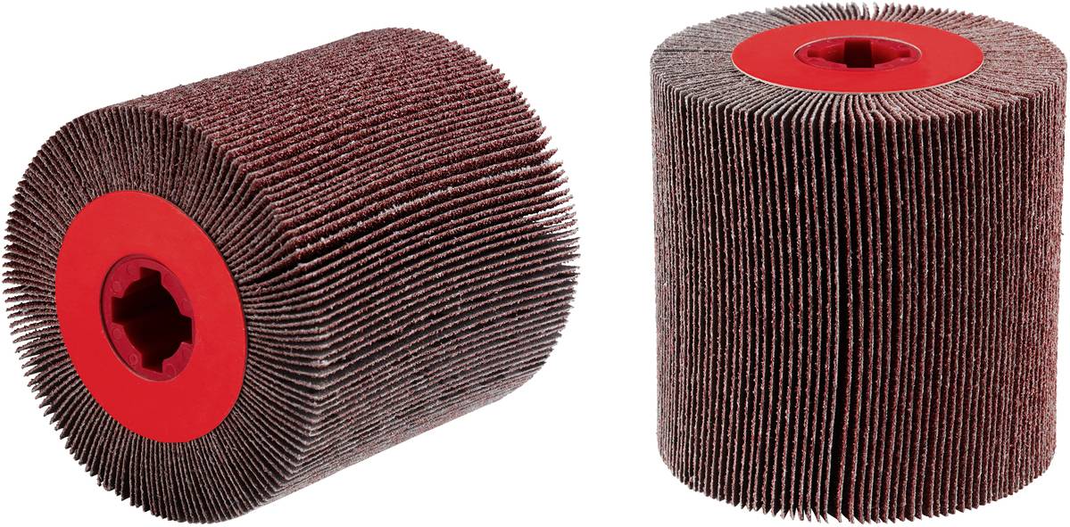 Rhodius 305196 RHODIUS LW, Lamellenwalzen 100 x 100 x 19,00 mm, Korn 40, TOPline, für Edelstahl, Stahl, Holz 1 St.