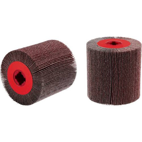 Rhodius 305196 RHODIUS LW, Lamellenwalzen 100 x 100 x 19,00 mm, Korn 40, TOPline, für Edelstahl, Stahl, Holz 1 St.