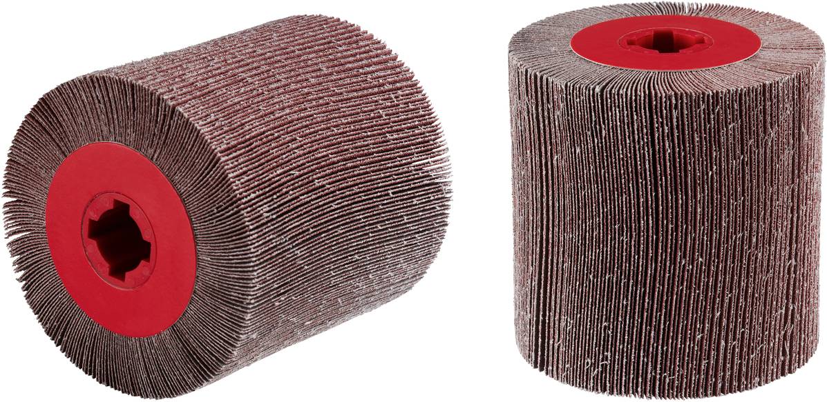 Rhodius 305198 RHODIUS LW, Lamellenwalzen 100 x 100 x 19,00 mm, Korn 80, TOPline, für Edelstahl, Stahl, Holz 1 St.