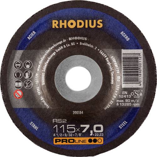 Thumbnail - Rhodius 211783 RS2 X-LOCK Schruppscheibe Stahl 10 St.