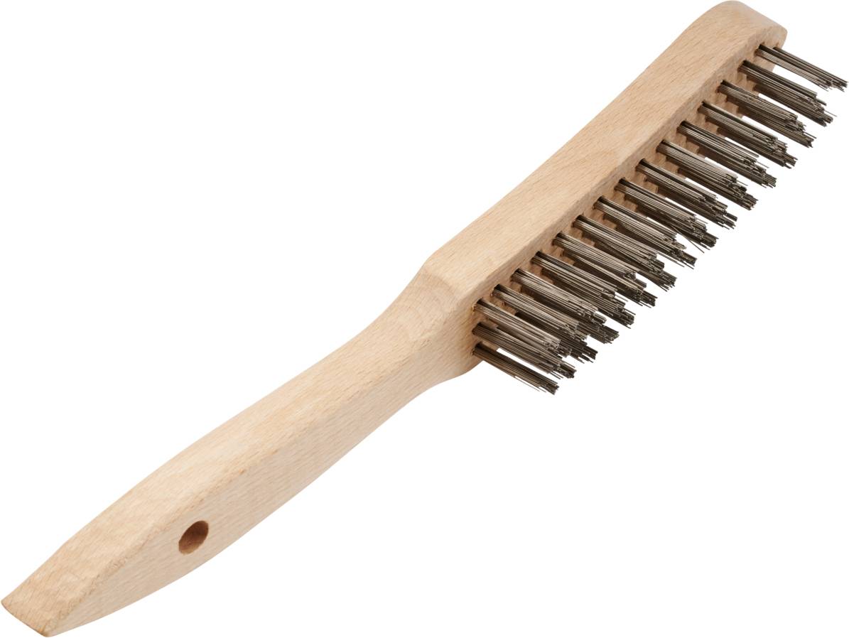 Rhodius RHODIUS SHBG, 12 Stück Handbürste 3 Reihen, gerade, TOPline, für Stahl SHBG 353056 12 St.