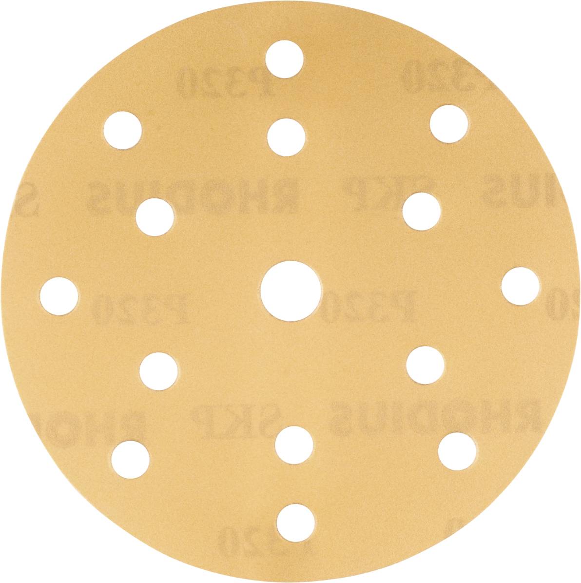 Rhodius 333216 RHODIUS SKP15 V, 100 Stück Klettscheibe 150 mm, Form CK 861, Korn 320, ALPHAline für universellen Einsatz...