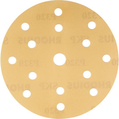 Rhodius 333216 RHODIUS SKP15 V, 100 Stück Klettscheibe 150 mm, Form CK 861, Korn 320, ALPHAline für universellen Einsatz...