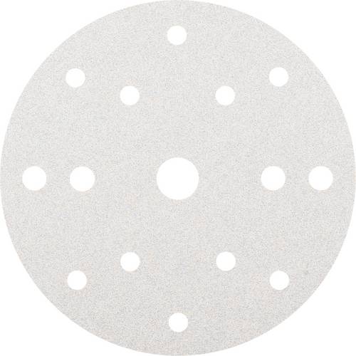 Rhodius 305978 RHODIUS SKP15 WHITE V, 50 Stück Klettscheibe 150 mm, Form CK 861, Korn 80, ALPHAline, für NE-Metalle, Hol...