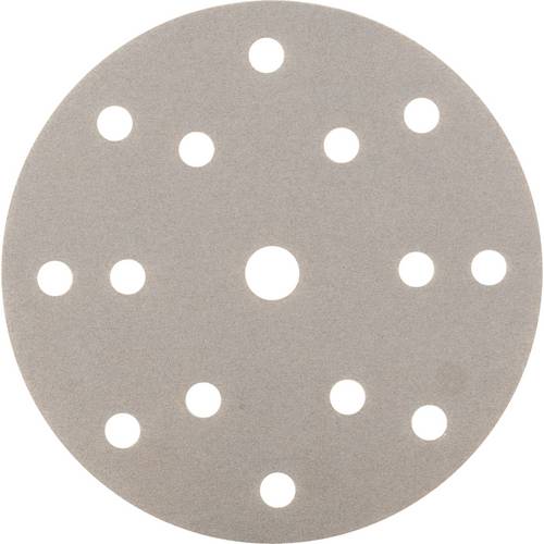 Rhodius 305980 RHODIUS SKP15 WHITE V, 50 Stück Klettscheibe 150 mm, Form CK 861, Korn 120, ALPHAline, für NE-Metalle, Ho...