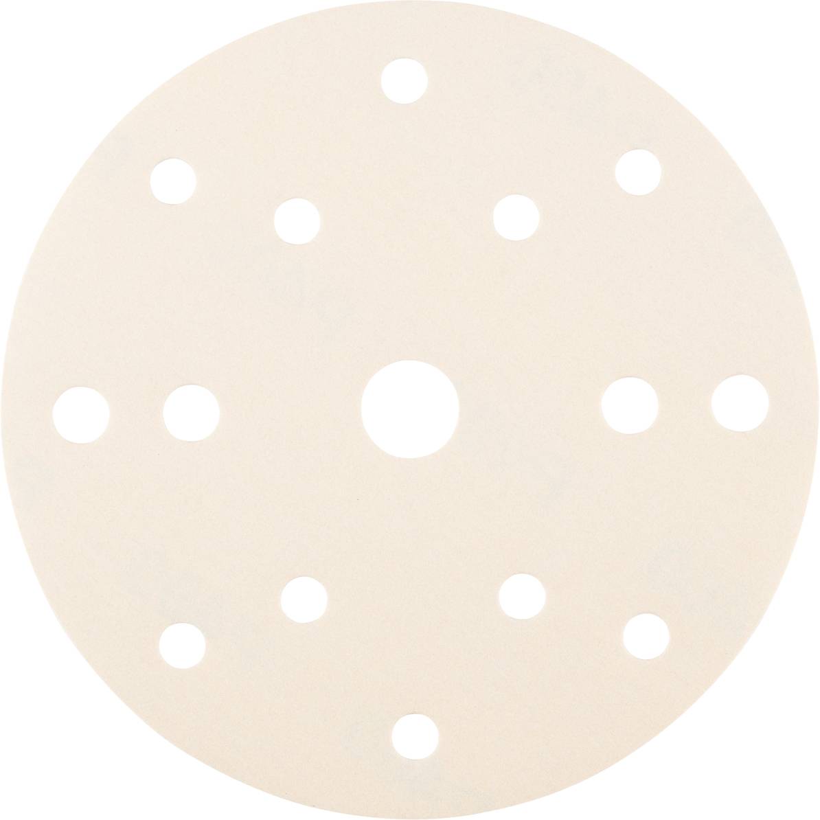 Rhodius 305984 RHODIUS SKP15 WHITE V, 50 Stück Klettscheibe 150 mm, Form CK 861, Korn 400, ALPHAline, für NE-Metalle, Ho...