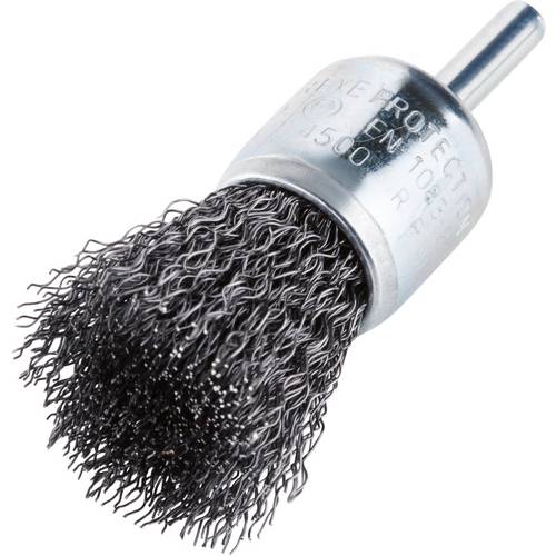 RHODIUS SPBW, 12 Stück Pinselbürste 25 x 25 x 6,0 mm, gewellt, TOPline, für Stahl Rhodius 353033