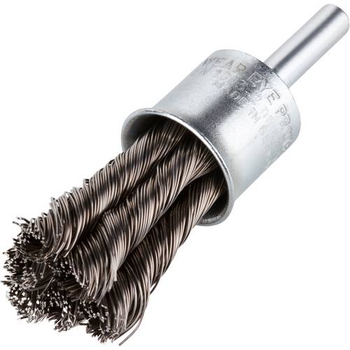 RHODIUS SPBZ, 12 Stück Pinselbürste 20 x 29 x 6,0 mm, gezopft, TOPline, Made in Germany, für Stahl Rhodius 353052