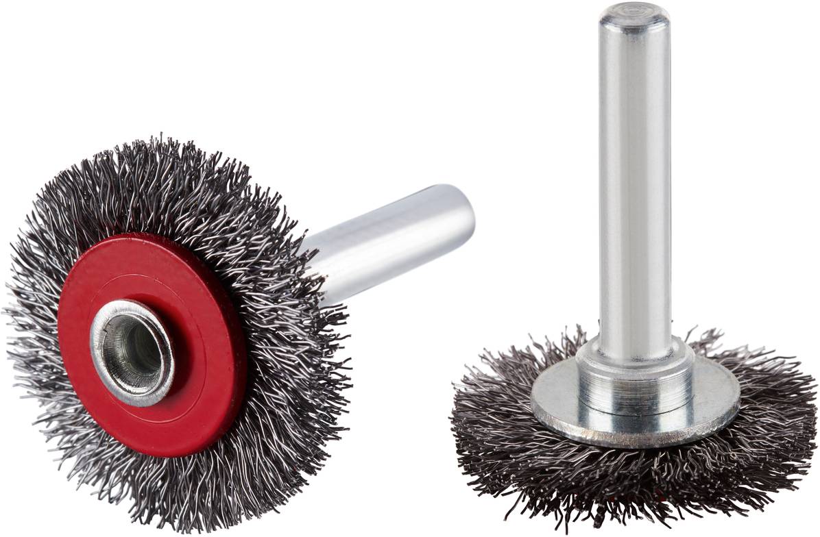 Rhodius RHODIUS SRBWGS, 10 Stück Rundbürste 30 x 6 x 6 x 6,0 mm, gewellt, TOPline, für Stahl SRBWGS 353048 10 St.