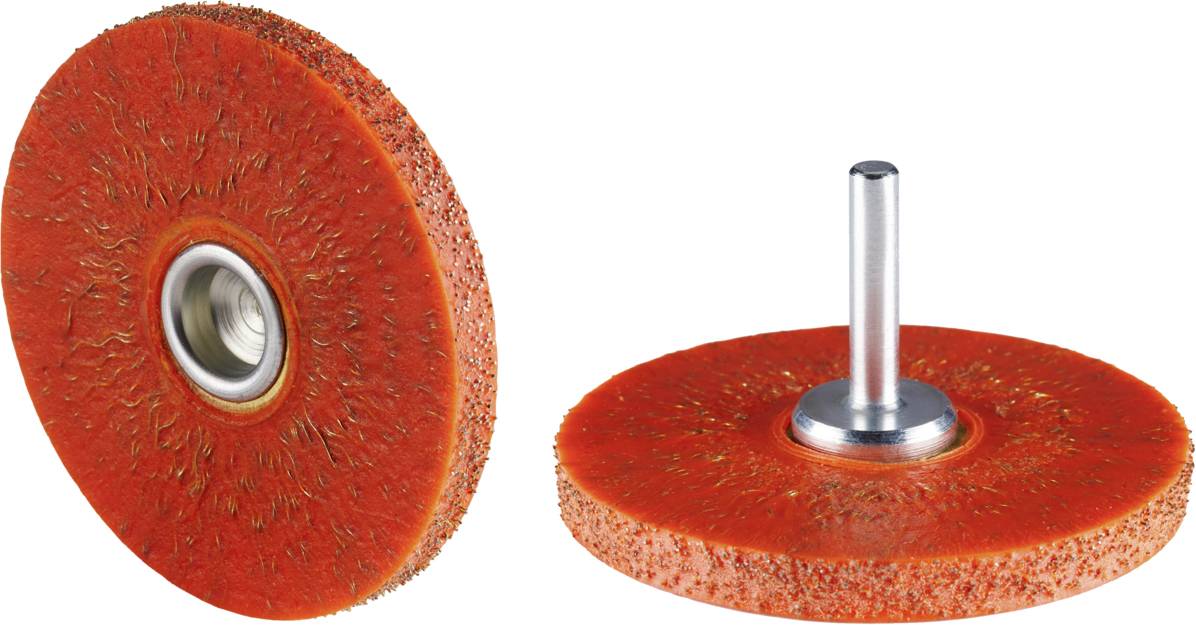 Rhodius RHODIUS SRBWGSK, 12 Stück Rundbürste 76 x 8 x 26 x 6,0 mm, gewellt, TOPline, Made in Germany, für Stahl SRBWGSK ...